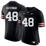 NCAA Ohio State Buckeyes Men's #48 Clay Raterman Black Nike Football College Jersey QOZ4445LQ